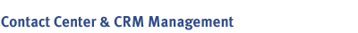 Title-contact center & CRM management